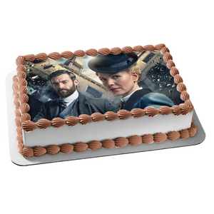 Miss Scarlet and the Duke Eliza Scarlet Detective Inspector William Wellington, The Duke Edible Cake Topper Image ABPID53886