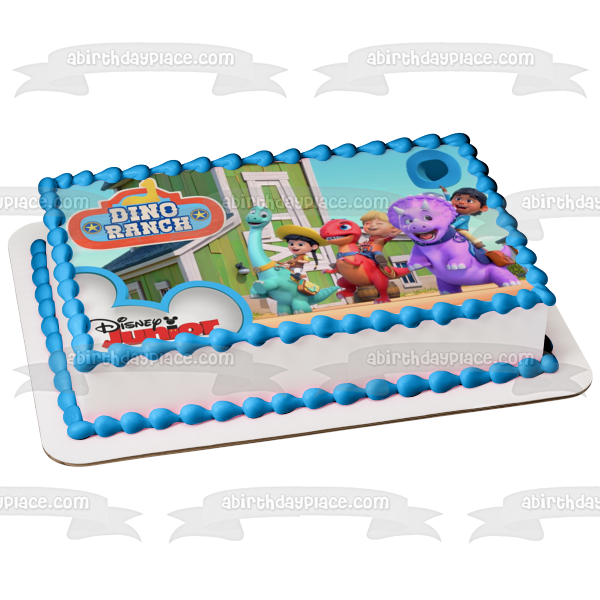 Dino Ranch Jon Min Miguel Edible Cake Topper Image ABPID53889