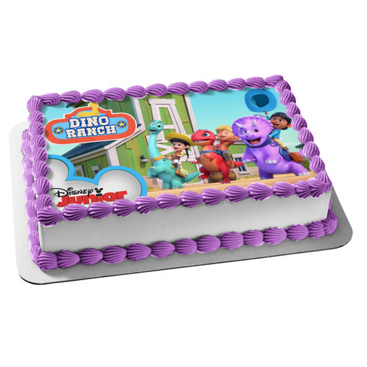 Dino Ranch Jon Min Miguel Edible Cake Topper Image ABPID53889