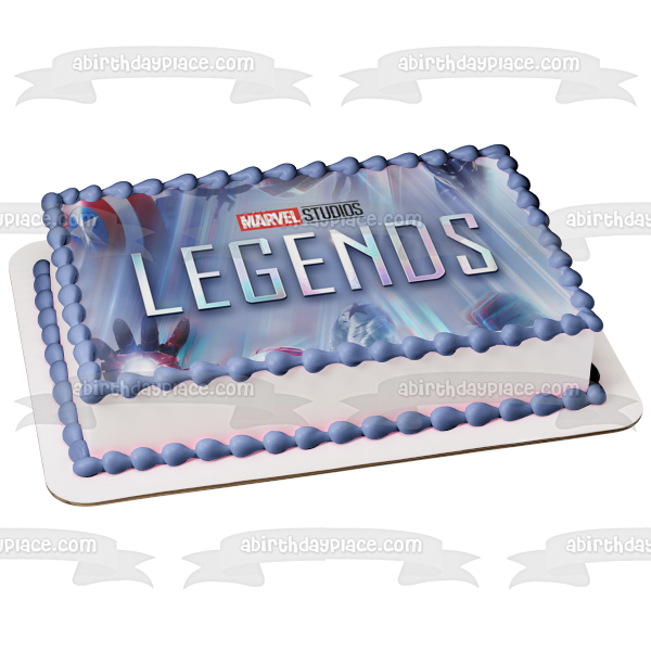 Imagen de decoración comestible para tarta de Leyendas de Marvel Studios ABPID53900 