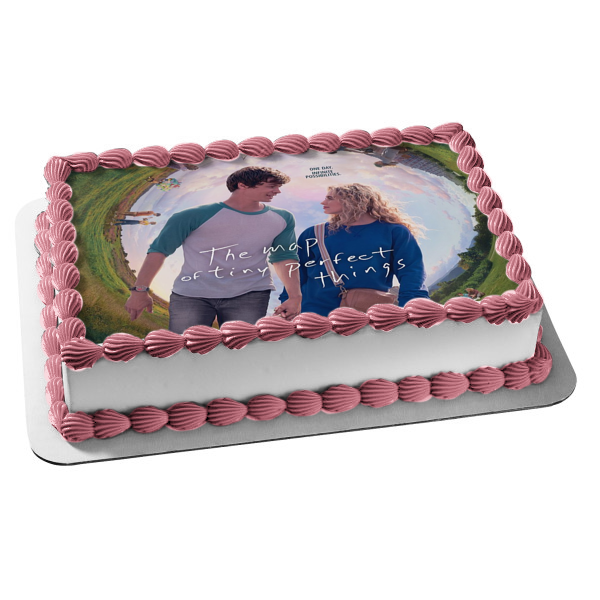 The Map of Tiny Perfect Things Movie Poster Mark Margaret Edible Cake Topper Image ABPID53922