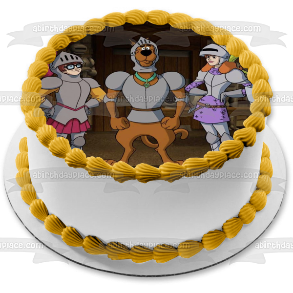 Scooby-Doo! The Sword and the Scoob Velma Daphne Fred Edible Cake Topper Image ABPID53911