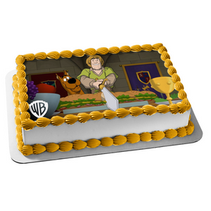 Scooby-Doo! The Sword and the Scoob Shaggy Scooby-Doo Giant Feast Edible Cake Topper Image ABPID53913