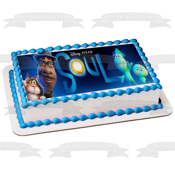 Soul 22 Jerry Joe Gardner Mr. Mittens Edible Cake Topper Image ABPID53933