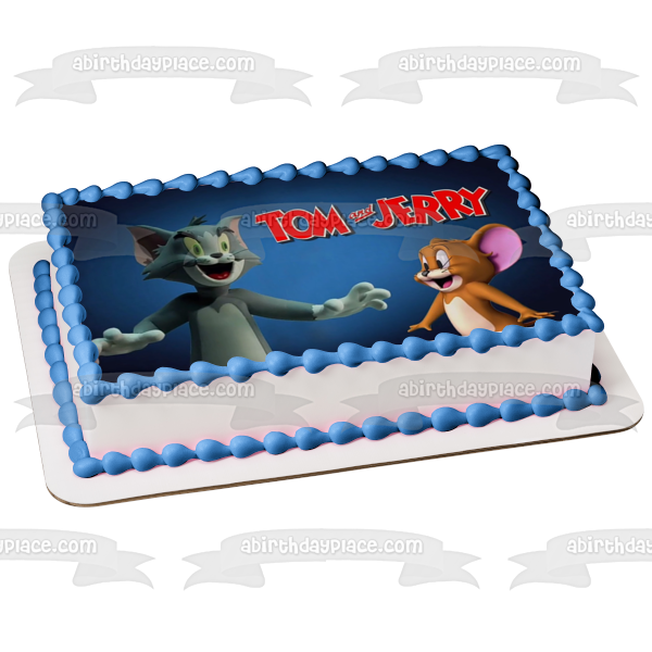 Imagen comestible para decoración de tarta de la película Tom y Jerry ABPID53940 