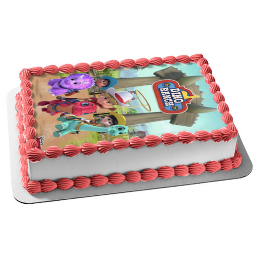 Dino Ranch Jon Miguel Min Edible Cake Topper Image ABPID53888