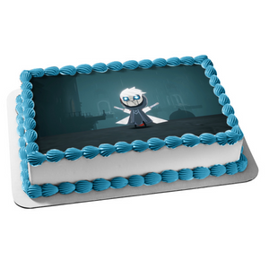 Blue Fire Umbra Edible Cake Topper Image ABPID53972