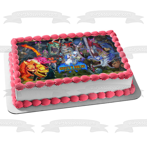 Ghosts N' Goblins Resurrection Princess Arthur Edible Cake Topper Image ABPID53977