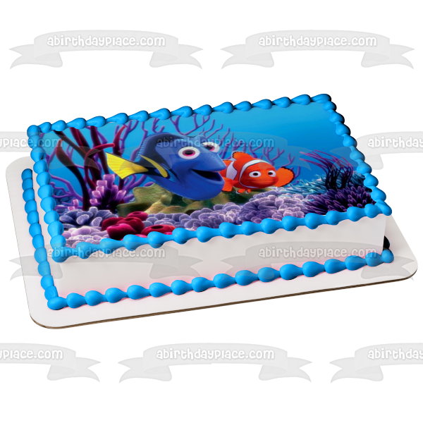 Disney Pixar Finding Nemo Dory Edible Cake Topper Image ABPID09249