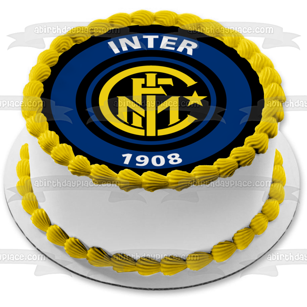 Kit Logo Inter Milan Dream League Soccer Edible Cake Topper Image ABPID06231