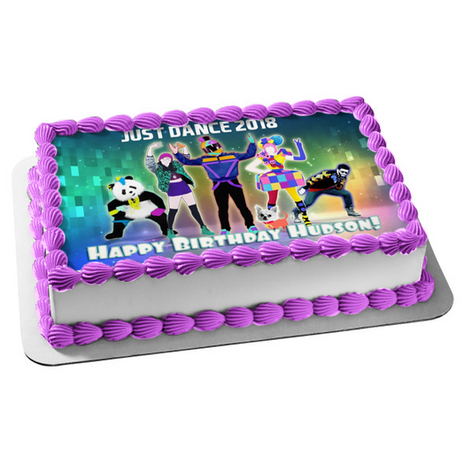 Just Dance 2018 Assorted Characters Thumbs the Way I Are Sugar Dance Edible Cake Topper Image ABPID00244