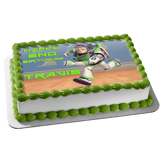Toy Story 3 Buzz Lightyear Edible Cake Topper Image ABPID08490