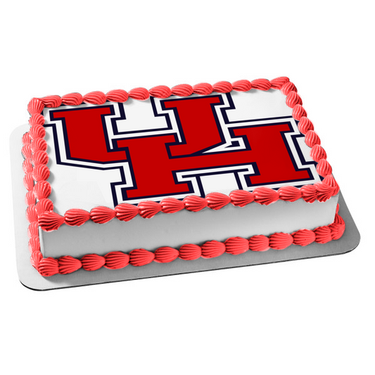 Imagen comestible para tarta con logotipo de Houston Cougars Uh NCAA ABPID10018 