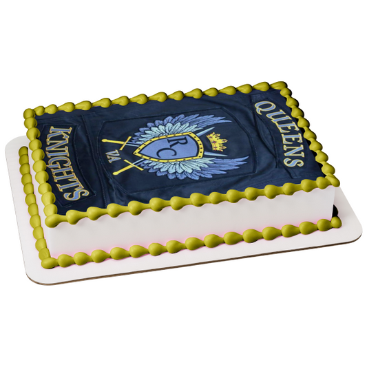 Queens Knights Police Logo Edible Cake Topper Image ABPID10101