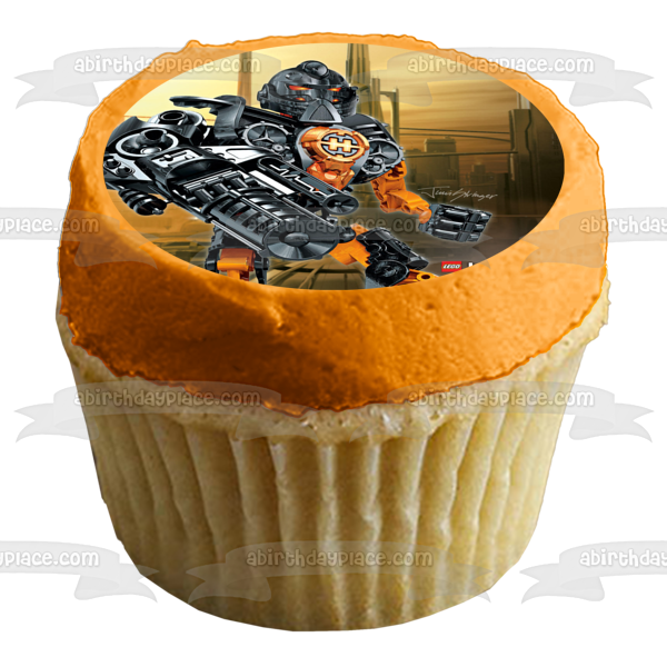 LEGO Hero Factory Jimi Stringer the Supersonic Alpha 1 Team Edible Cake Topper Image ABPID09294