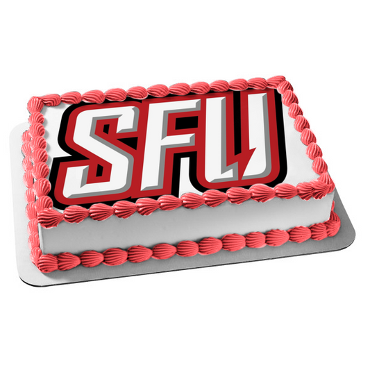 Saint Francis University Logo NCAA Edible Cake Topper Image ABPID10129