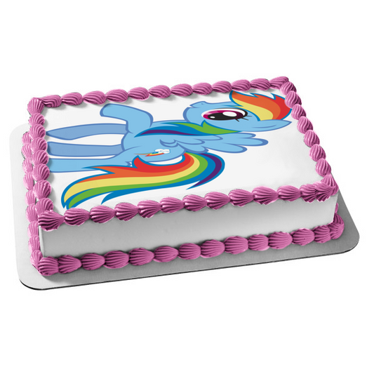 Adorno comestible para tarta My Little Pony Rainbow Dash, imagen ABPID10197 