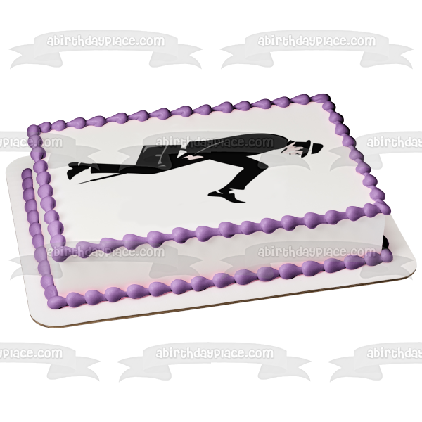 The Ministry of Silly Walks Monty Python Silhouette Edible Cake Topper Image ABPID10258