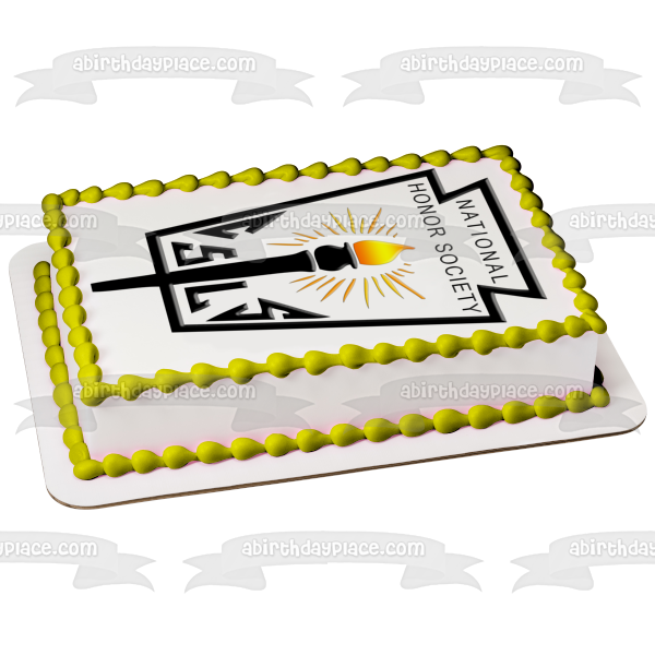 High School National Honor Society Logo Edible Cake Topper Image ABPID10451