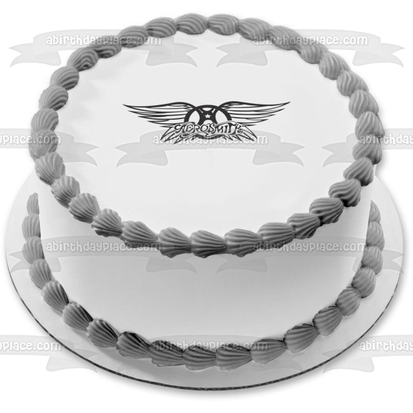 Aerosmith Logo Music Edible Cake Topper Image ABPID11174