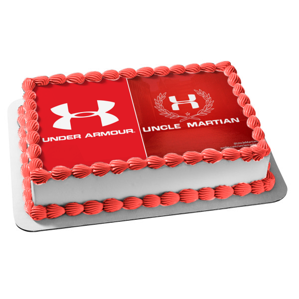 Under Armour Uncle Martain Logos Edible Cake Topper Image ABPID11338