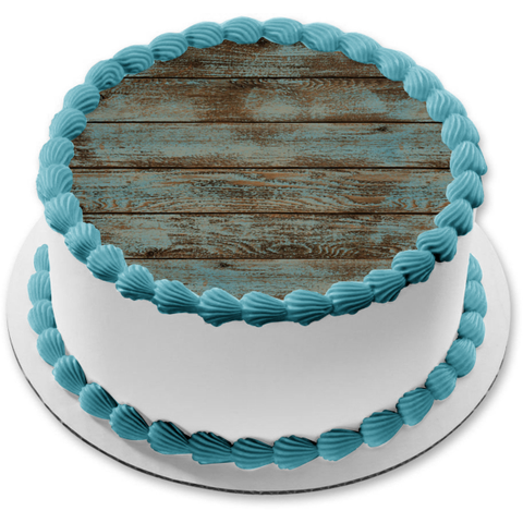 Wood Panel Background Pattern Edible Cake Topper Image ABPID11713