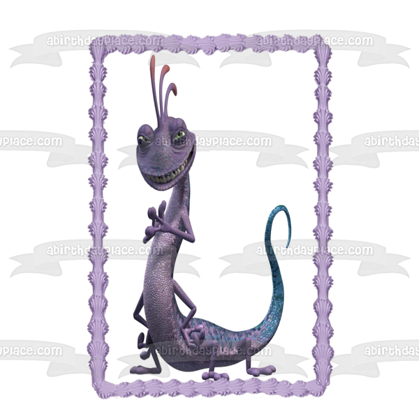 Disney Monsters Inc Randall Boggs Edible Cake Topper Image ABPID11981