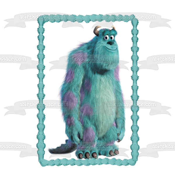 Disney Monsters Inc Sully Edible Cake Topper Image ABPID11993