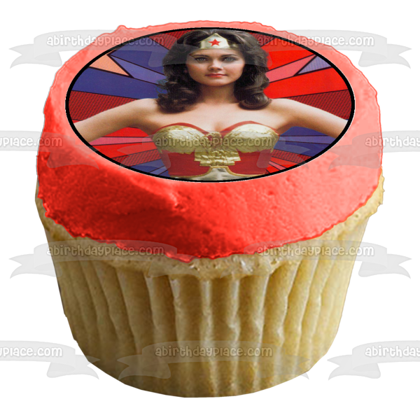 DC Comics Justice League Wonder Woman Edible Cake Topper Image ABPID11816