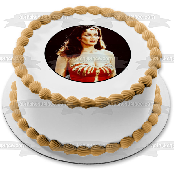 Wonder Woman DC Comics Justice League Edible Cake Topper Image ABPID11818