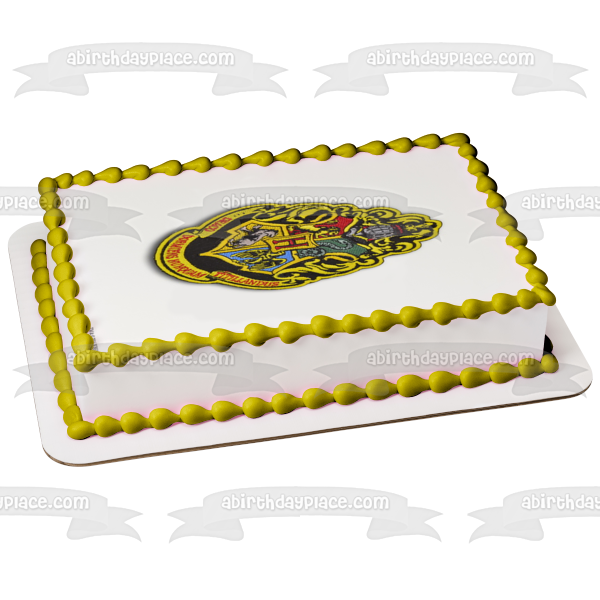 Harry Potter House Slytherin Crest Edible Cake Topper Image ABPID04670 – A  Birthday Place
