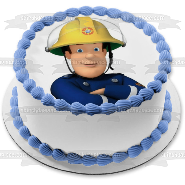Fireman Sam Edible Cake Topper Image ABPID12086