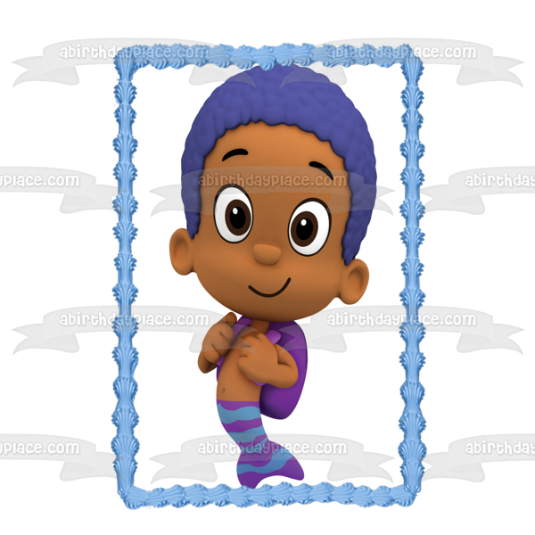Bubble Guppies Goby Edible Cake Topper Image ABPID12101