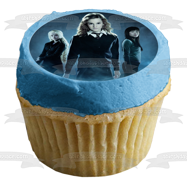 Harry Potter Hermione Cho Chang Luna Lovegood Edible Cake Topper Image ABPID11874