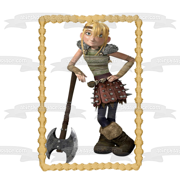How to Train Your Dragon Astrid Edible Cake Topper Image ABPID12152