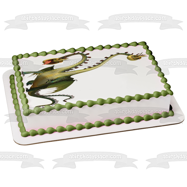 How to Train Your Dragon Barf and Belch's Offspring Edible Cake Topper Image ABPID12154