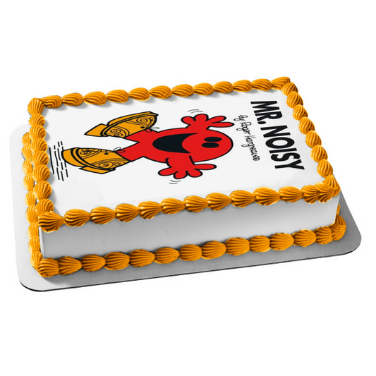 Mr. Men Mr. Noisy Edible Cake Topper Image ABPID12222