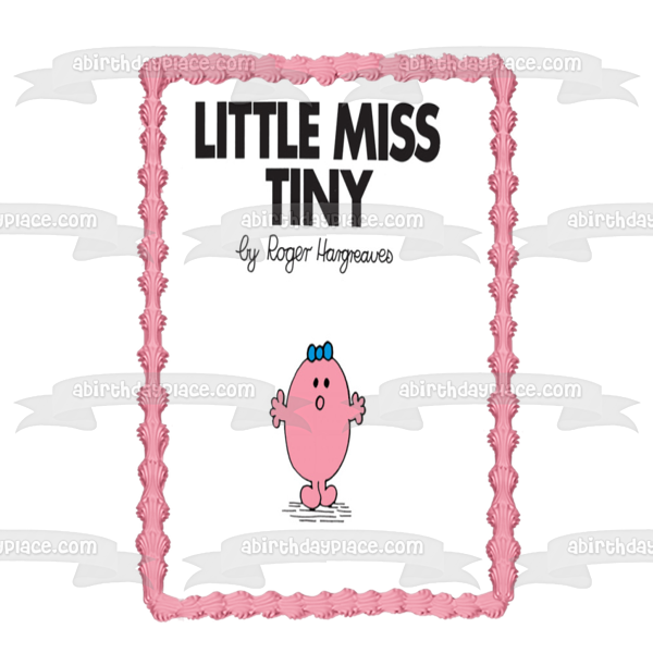 Mr.Men Little Miss Tiny Edible Cake Topper Image ABPID12228