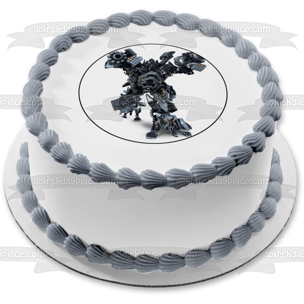Transformers Ironhide Battle Stance Edible Cake Topper Image ABPID12607