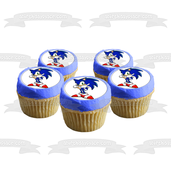Sonic the Hedgehog - Edible Cake Topper, Cupcake Toppers, Strips – Edible  Prints On Cake (EPoC)