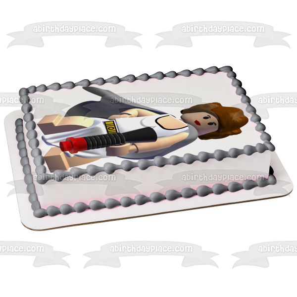 LEGO Star Wars Princess Leia Edible Cake Topper Image ABPID12673