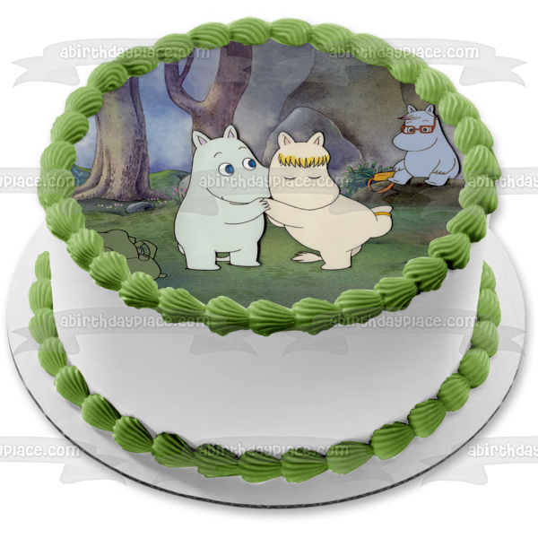 Moomins Snork Moomintroll Snorkmaiden Edible Cake Topper Image ABPID12588