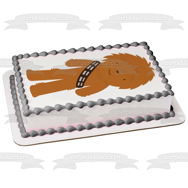 Star Wars Cartoon Chewbaca Edible Cake Topper Image ABPID12713