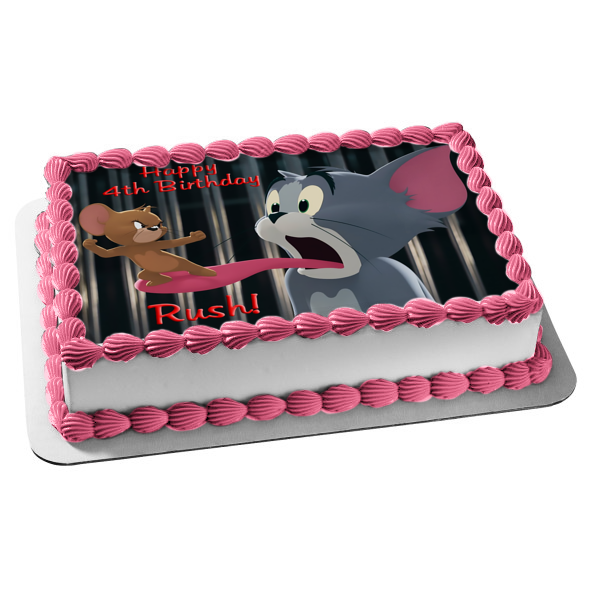 Tom & Jerry Movie Edible Cake Topper Image ABPID53939