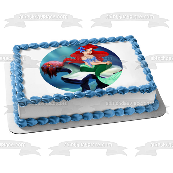 Disney the Little Mermaid Ariel Edible Cake Topper Image ABPID12769