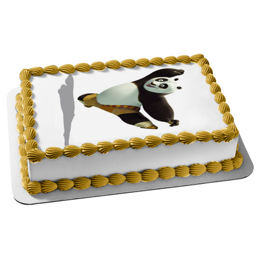 Imagen comestible para tarta de Kung Fu Panda Po saltando ABPID12811 