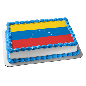 Flag of Venezuela Edible Cake Topper Image ABPID13108