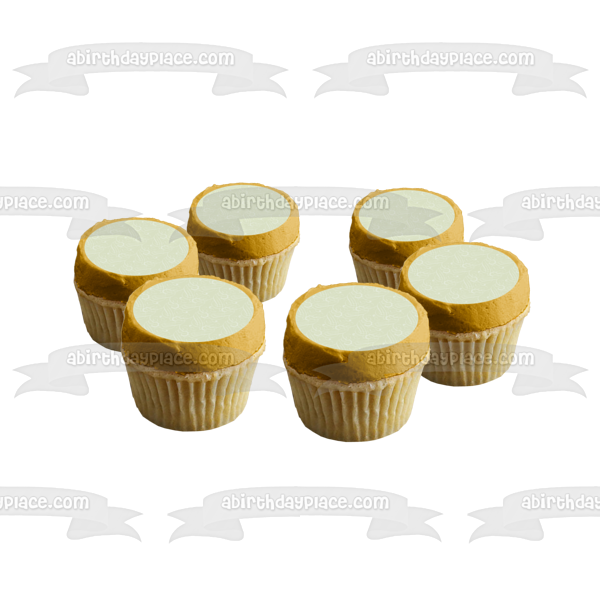 White Swirls Pattern Edible Cake Topper Image ABPID13130