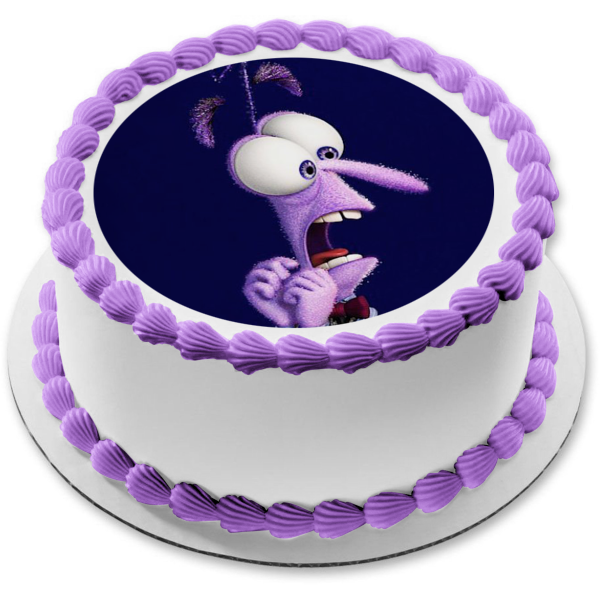 Inside Out Angst Blue Background Edible Cake Topper Image ABPID15017