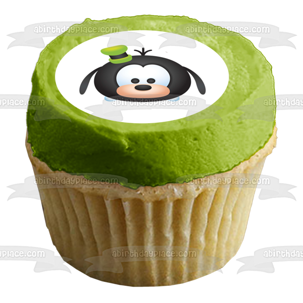 Disney Mickey Mouse and Friends Goofy Face Edible Cake Topper Image ABPID15018